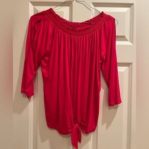 Cupio large hot pink women’s top.